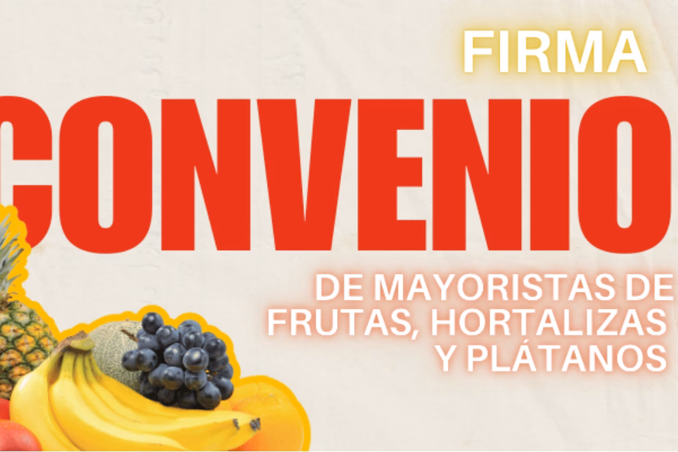 Firma Convenio Colectivo del Sector de Mayoristas de frutas, hortalizas y plátanos de la Comunidad de Madrid